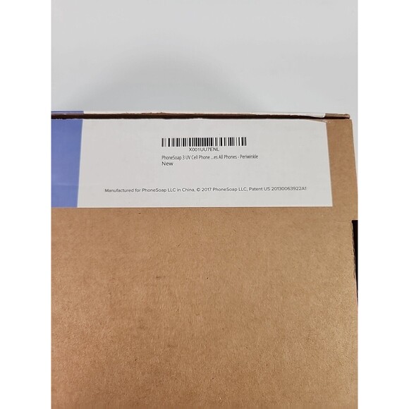 PhoneSoap V3 UV Cellphone Sanitizer Periwinkle w/ Power Cord Box - Picture 4 of 14